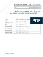 TEC-031100S-MET-DoR-001 (Method Statement For Erection, Operation and Dismantling of A Slip Form Shutter)