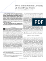 Development of Power System Protection Laboratory Through Senior Design Projects