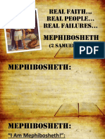 Real Faith Real People Real Failures : Mephibosheth