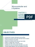 The 8051 Microcontroller and Embedded Systems: Interrupts Programming in Assembly