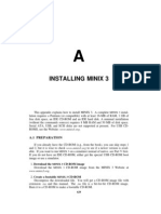 Installing Minix 3: A.1 Preparation