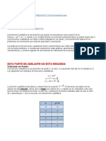 Graficando Una Funcion Cuadratica