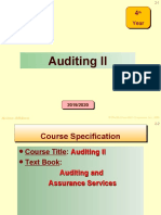 Auditing Ii: Mcgraw-Hill/Irwin