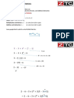 The Order of Operations (PEMDAS) : Parentheses or or - Exponents 5)