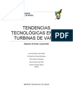 Tendencias Tecnológicas en Las Turbinas de Vapor