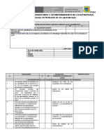 Ficha de Monitoreo Semana 26 Reflexion de Los Aprendizajes