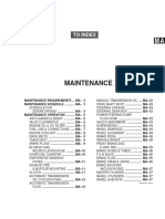 Daihatsu Sirion M100 Maintenance Manual