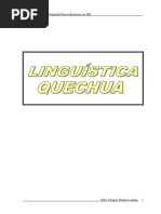 Linguistica Quechua