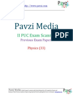 2ND Puc Exam Scanner Previous Exam Papers Physics - 33 - March - 2015