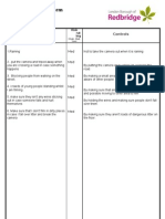 1 PAGE Risk Assessment Form