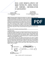 Modelling and Simulation of Micro Grid With PV, Dfig Wind Farm and Diesel Generator Using Pscad/Emtdc