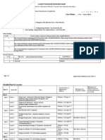 Lovely Professional University, Punjab: Format For Instruction Plan (For Courses With Lectures and Labs)