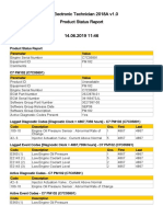 Cat Electronic Technician 2018A v1.0 Product Status Report