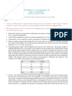 OOP With C++ (Assignment - 3) CSE, 3 Semester: Prepared By: Deepak Uniyal (Assistant Professor CSE, GEU)