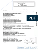 Devoir - de - Controle - N1-Bac-Sciences - SVT-2018-2019-M. Hatem Labaoui - Lycée de Kasserine PDF