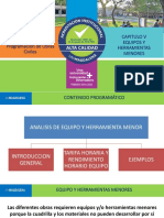 Equipos y Herramientas Menores