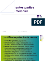 Différentes Parties Dun Mémoire