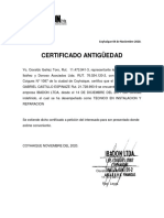 Formato de Certificado