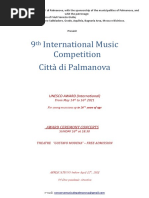 9th International Music Competition Citta Di Palmanova