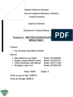 Practica 2: " Rectificacion Polifásica de Media Onda "