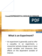 Chapter-4: Causal/Experimental Research Designs