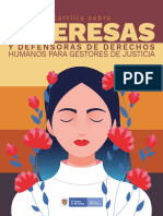 Cartilla Lideresas y Defensoras de Derechos Humanos