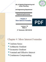 Chapter 4 More Interest Formulas