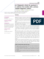 A Systematic Review of Diagnostic Criteria For Psoriasis in Adults and Children - Evidence From Studies With A Primary Aim To Develop or Validate Diagnostic Criteria