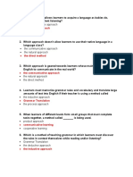 Questionnaires Methods