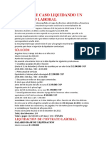 ESTUDIO DE CASO LIQUIDANDO de Un Contracto