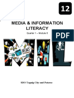 Media & Information Literacy: Quarter 1 - Module 6