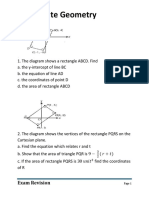 Exam Preparation - Coordinate Geometry 21st Oct