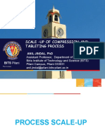 Scale - Up of Compression and Tableting Process