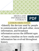 Media and Information Literacy: Jeddah P. Valencia