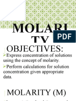 Molarity