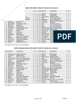 Parts Breakdown For Direct Mount Dmd-20-X-L-Ms-20