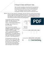 Math 1090 Project 6 Futurepresent Value