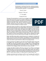 The Effects of Contingency Contracting For A Middle School Student With Attention Deficit Hyperactivity Disorder During Corrective Reading Lessons