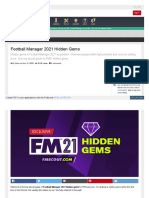 Football Manager 2021 Hidden Gems