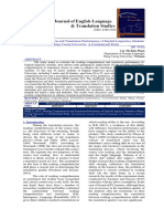 Reading Comprehension and Translation Performance of English Linguistics Students of Hung Vuong University: A Correlational Study