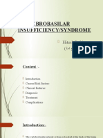 Vertebrobasilar Syndrome