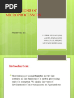 Generations of Microprocessors