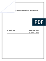 Research Project-: Study of Supply Chain in Hyper Store " (Big Bazaar)