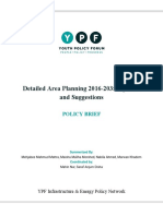 Detailed Area Planning 2016-2035 Opinion and Suggestions: Policy Brief