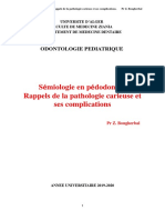 Semiologie Et Pedodontie Rappel Sur Les Pathologies Carieuses Ets Ses Complications