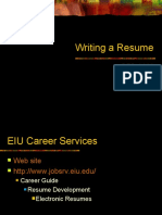 Writing A Resume