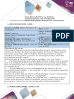 Syllabus of Materials Design For Face To Face Environments