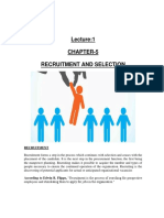 Recruitment and Selection PDF