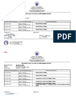 Department of Education: Individual Daily Log and Accomplishment Report