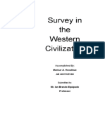 Survey in The Western Civilization